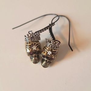 Betsy Johnson Skull Earrings